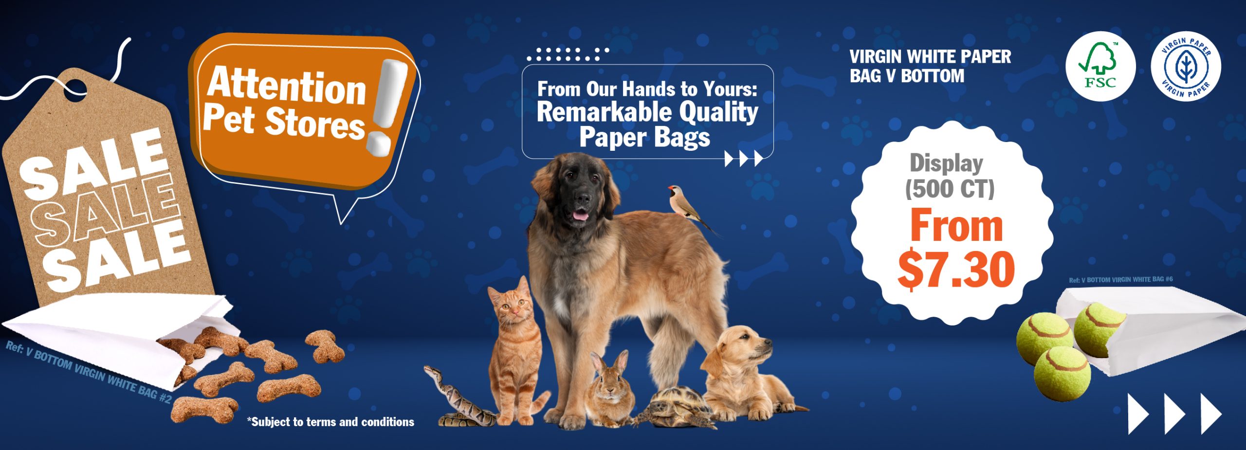 PAPER BAGS PET SHOP